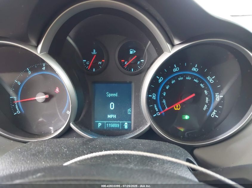 2011 Chevrolet Cruze 1Lt VIN: 1G1PF5S93B7289576 Lot: 42833395