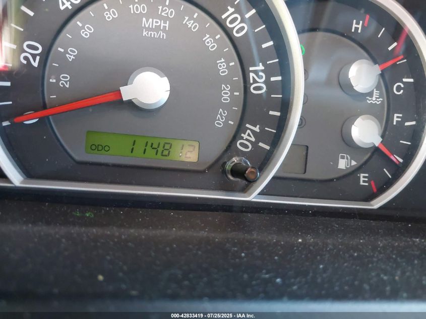 2007 Kia Sorento Lx VIN: KNDJC736675672968 Lot: 42833419