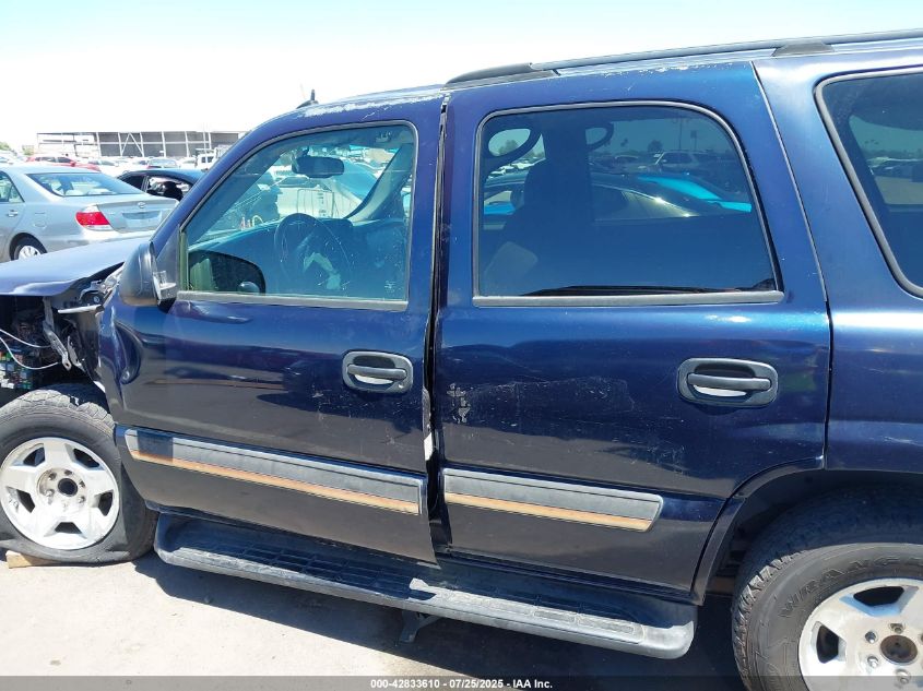 2004 Chevrolet Tahoe Ls VIN: 1GNEC13T34R212232 Lot: 42833610