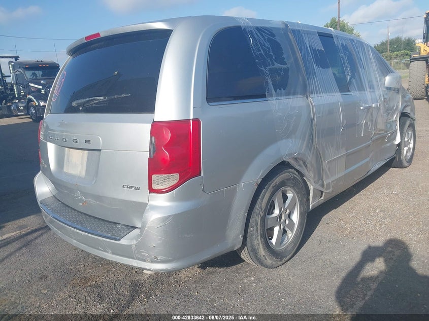 Vin: 2c4rdgdg3cr108277, lot: 43327191, dodge grand caravan crew 20124