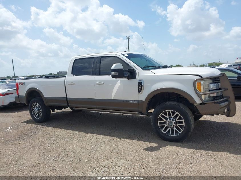 2017 Ford F-350 King Ranch VIN: 1FT8W3BT3HEE63582 Lot: 42833749