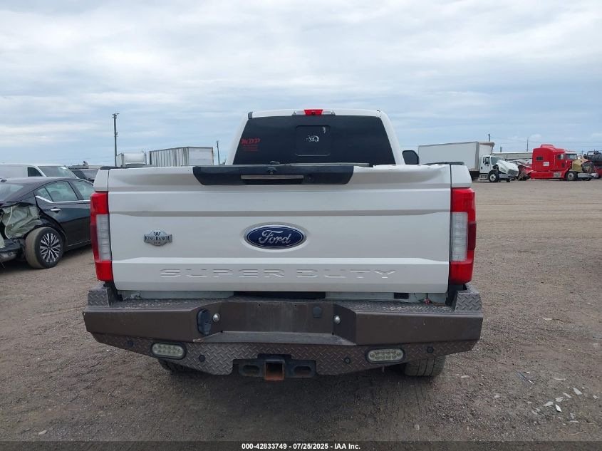 2017 Ford F-350 King Ranch VIN: 1FT8W3BT3HEE63582 Lot: 42833749