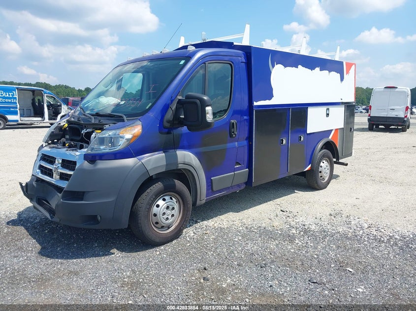 3C7WRVKG3JE147013 2018 RAM PROMASTER CITY photo no. 2