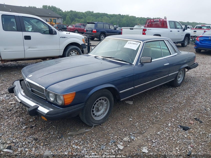 1981 Mercedes-Benz 380 Slc VIN: WDBBA25A4BB002388 Lot: 42834052