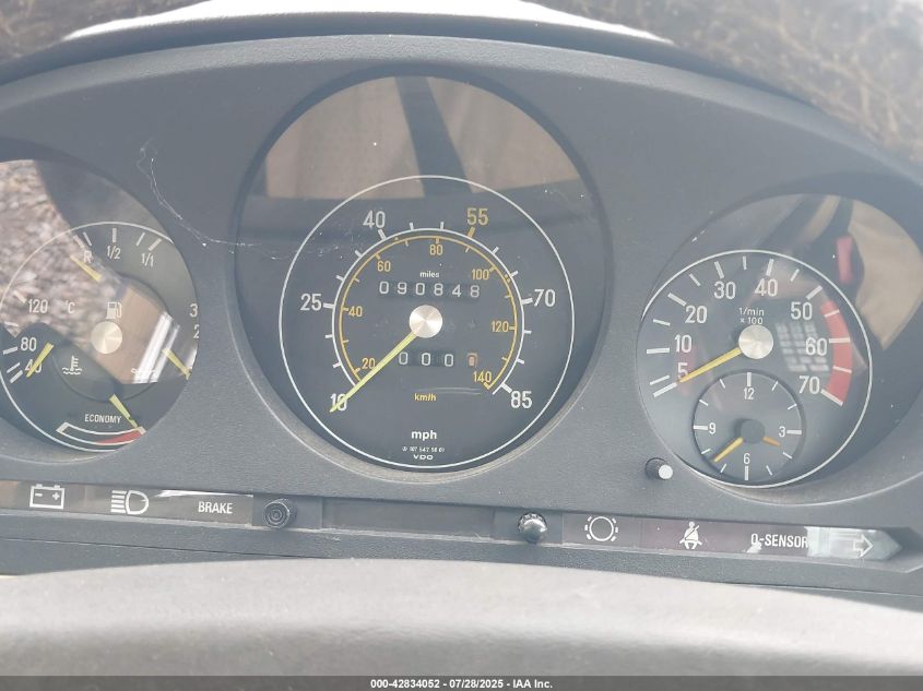 1981 Mercedes-Benz 380 Slc VIN: WDBBA25A4BB002388 Lot: 42834052