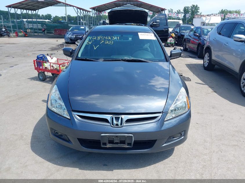 2006 Honda Accord 2.4 Lx VIN: 1HGCM56496A009020 Lot: 42834234