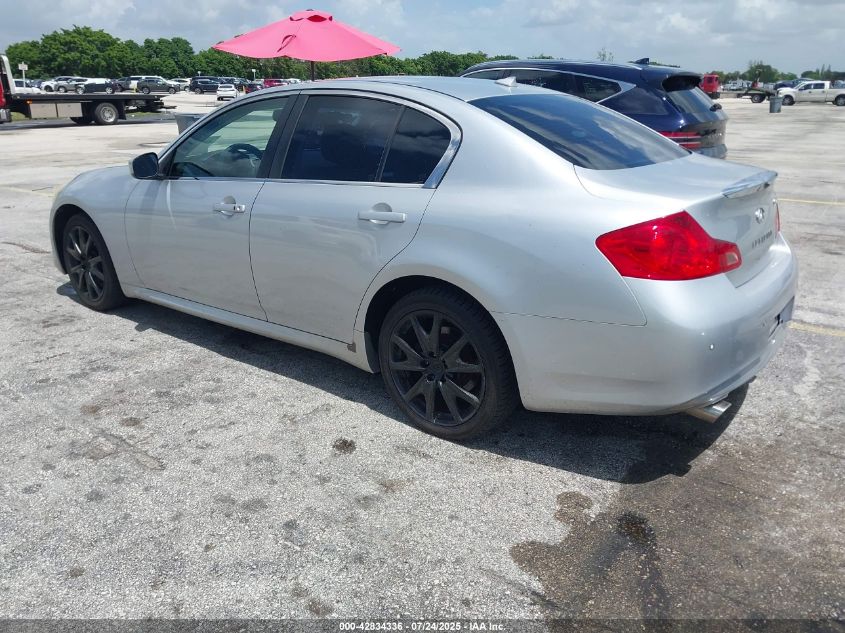 2012 Infiniti G37X VIN: JN1CV6AR8CM974257 Lot: 42834336