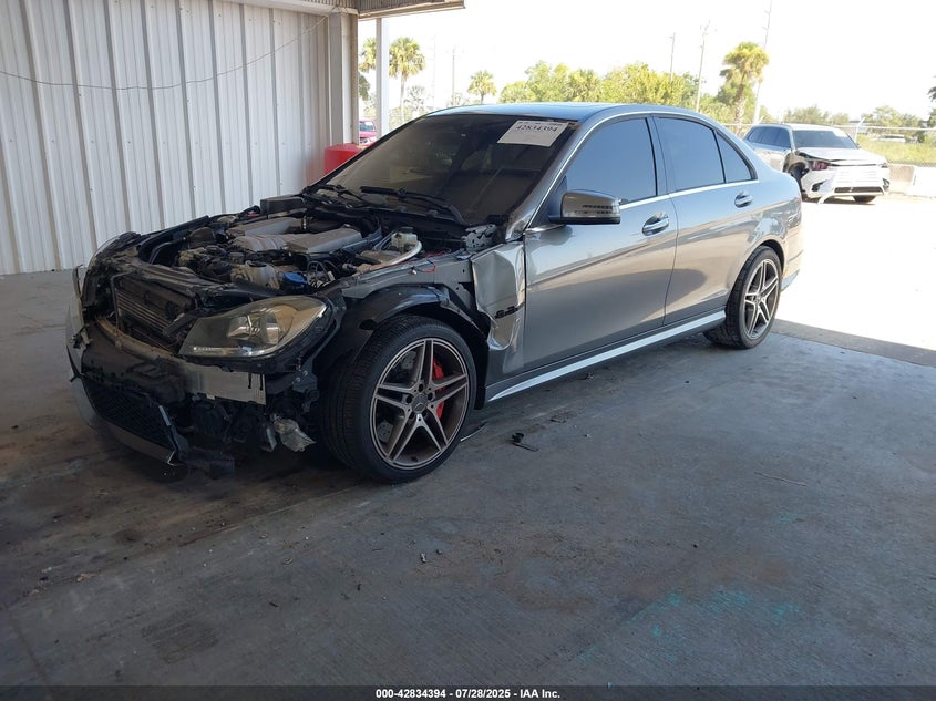 2013 MERCEDES-BENZ C 63 AMG - WDDGF7HB7DA753736