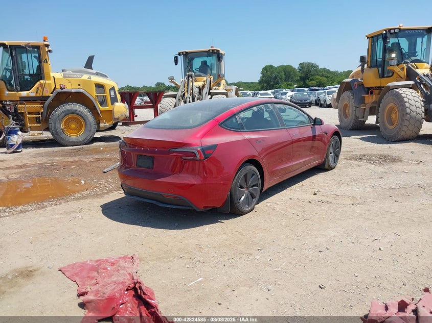 Vin: 5yj3e1ea3sf879262, lot: 43328134, tesla model 3 long range rear-wheel drive 20254