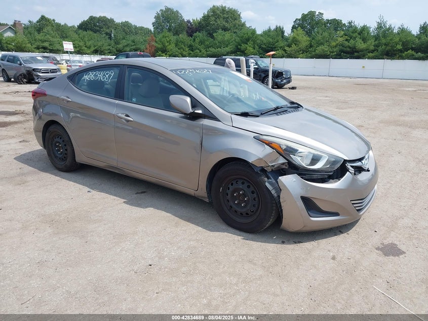 5NPDH4AE2GH698328 2016 Hyundai Elantra Se auction photo 1