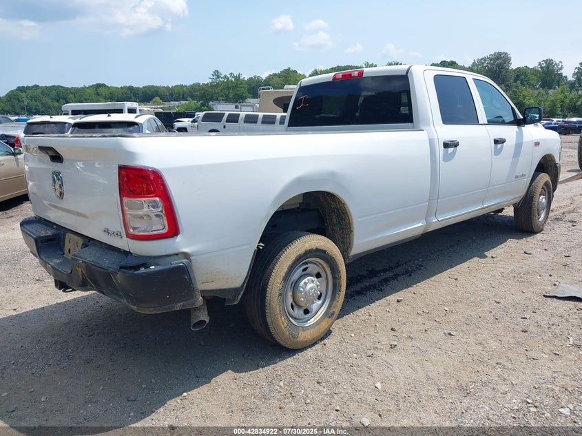 Vin: 3c6ur5hj7ng202233, lot: 43328471, ram 2500 tradesman  4x4 8' box 20224