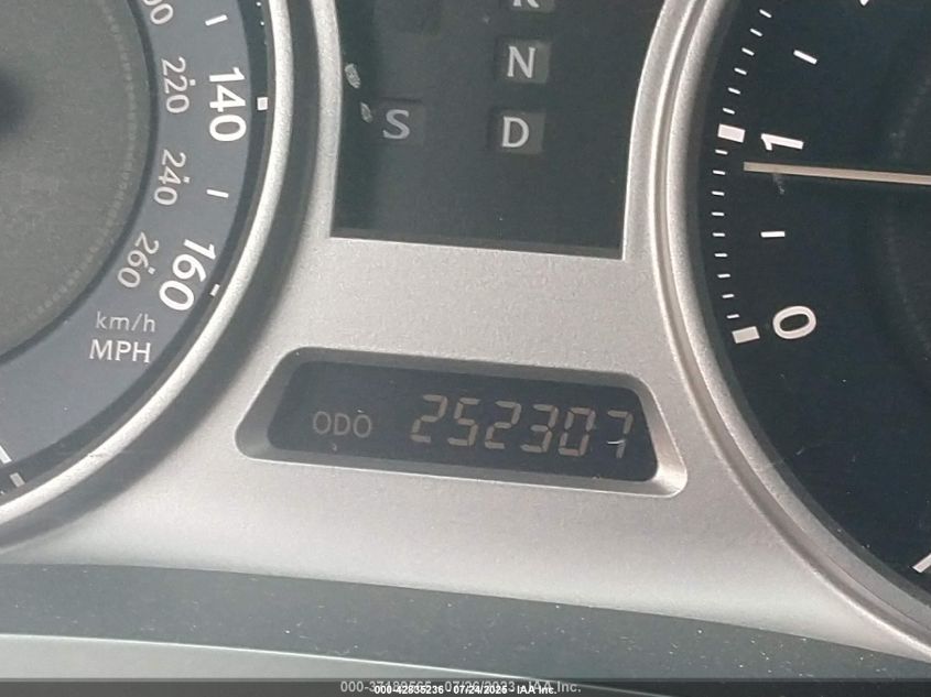 2009 Lexus Is 250 VIN: JTHBK262195090362 Lot: 42835236