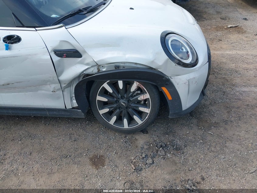 2023 Mini Cooper 2.0 Cooper S Silver Lot 111042835346 Vin WMW53DH02P2T17377