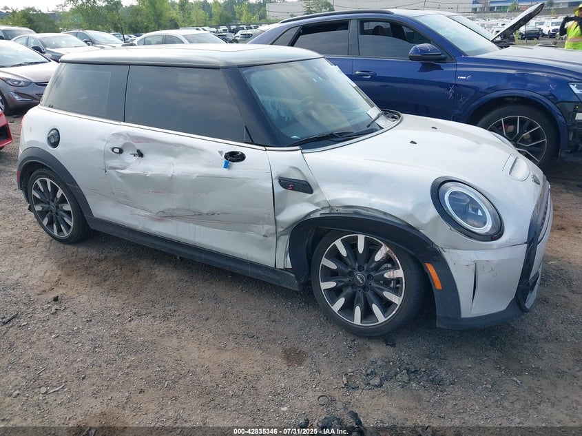 2023 Mini Cooper 2.0 Cooper S Silver Lot 111042835346 Vin WMW53DH02P2T17377
