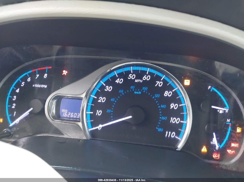 2013 Toyota Sienna Xle V6 8 Passenger VIN: 5TDYK3DC2DS316005 Lot: 42835438