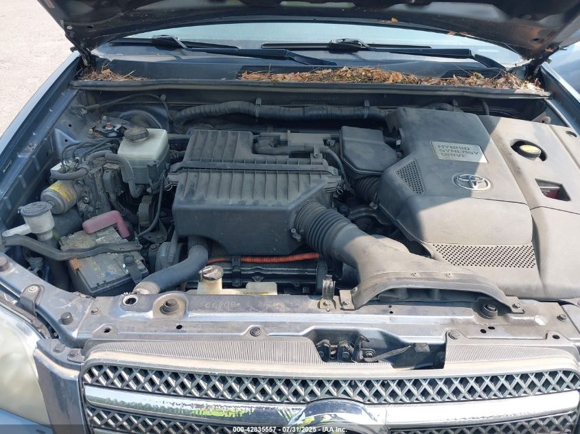 2006 Toyota Highlander Hybrid Limited V6 VIN: JTEDW21A660006246 Lot: 42835557