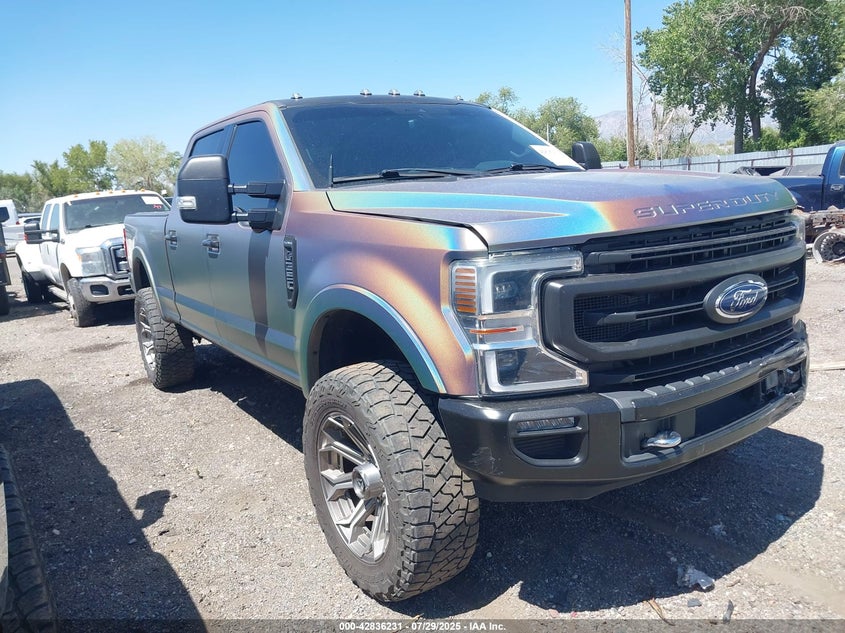 1FT8W3BT8NED17805 2022 Ford F-350 Platinum auction photo 1