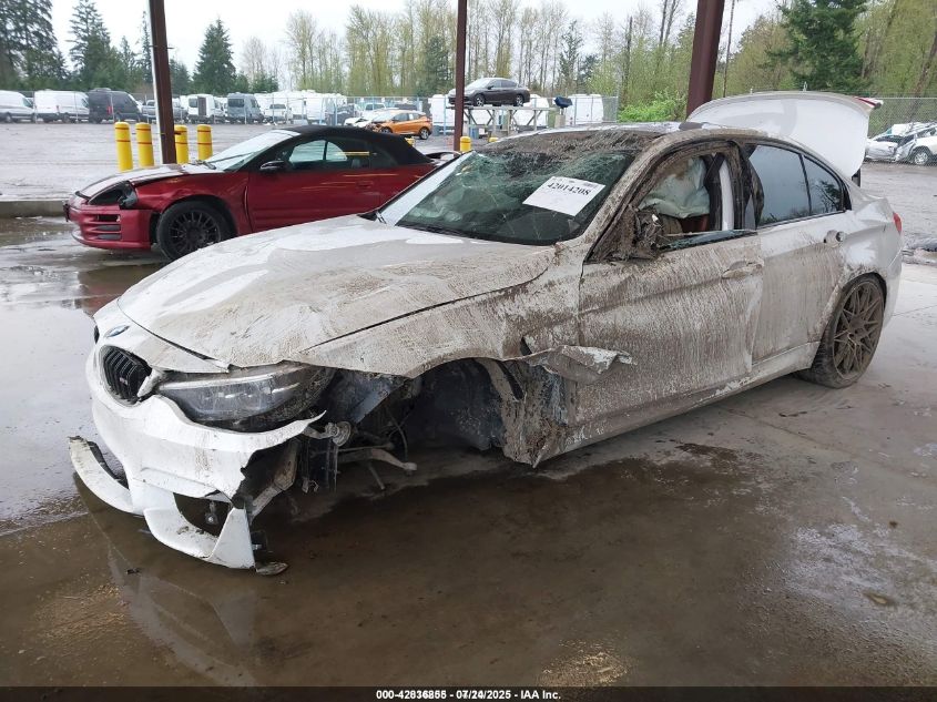 2018 BMW M3 Cs VIN: WBS8M9C53J5K99144 Lot: 42836855