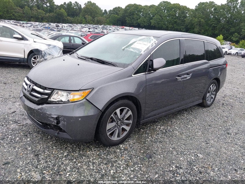 Vin: 5fnrl5h96gb142539, lot: 43330614, honda odyssey touring/touring elite 20162