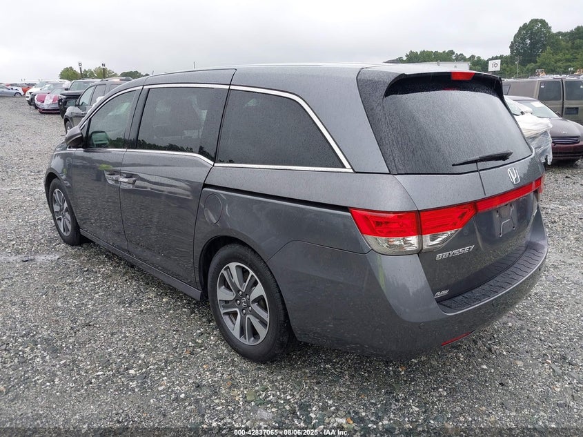 Vin: 5fnrl5h96gb142539, lot: 43330614, honda odyssey touring/touring elite 20163