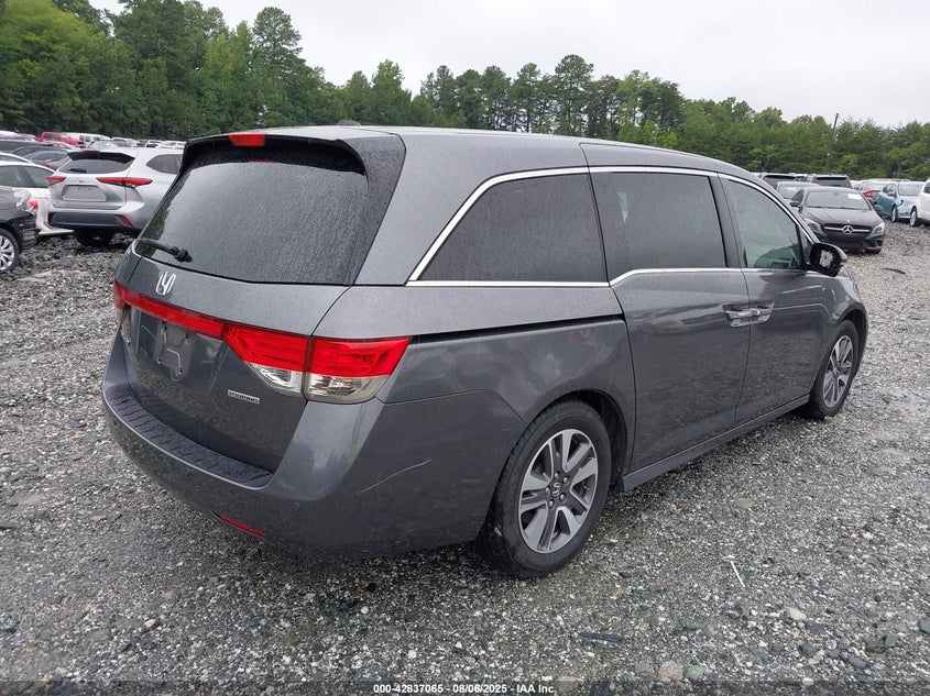 Vin: 5fnrl5h96gb142539, lot: 43330614, honda odyssey touring/touring elite 20164