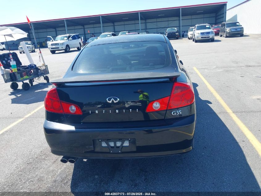 2006 Infi G35 VIN: JNKCV51ESM510155 Lot: 42837173
