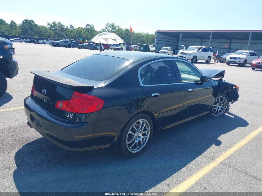 2006 Infi G35 VIN: JNKCV51ESM510155 Lot: 42837173