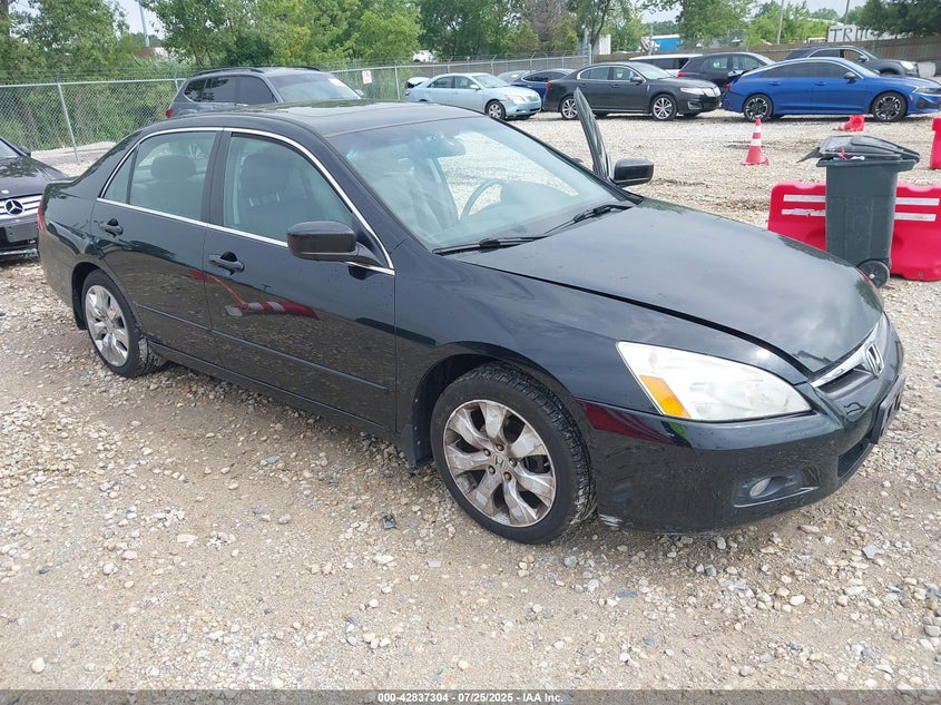1HGCM66577A015463 2007 Honda Accord 3.0 Ex auction photo 1