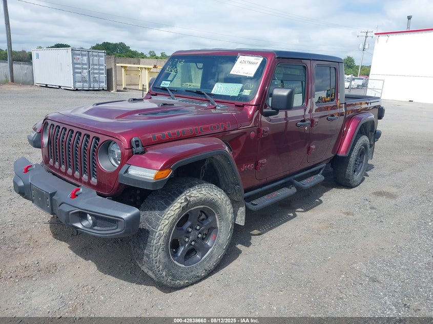 Vin: 1c6jjtbg2nl134776, lot: 43332209, jeep gladiator rubicon 4x4 20222