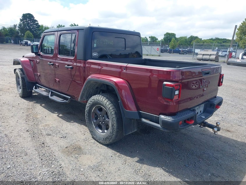 Vin: 1c6jjtbg2nl134776, lot: 43332209, jeep gladiator rubicon 4x4 20223