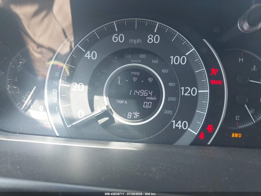 2014 HONDA CR-V EX-L - 5J6RM4H7XEL097695