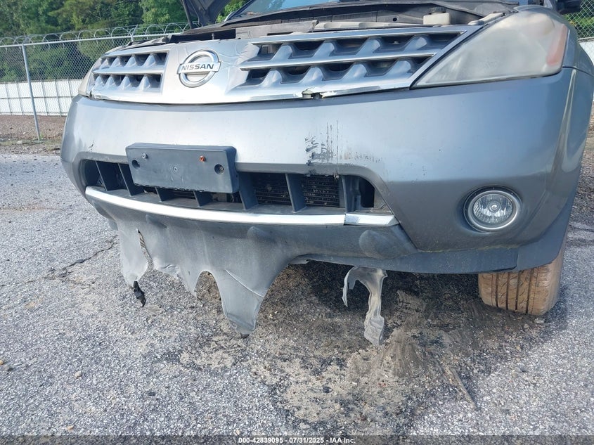 2007 Nissan Murano Sl VIN: JN8AZ08W67W641863 Lot: 42839095