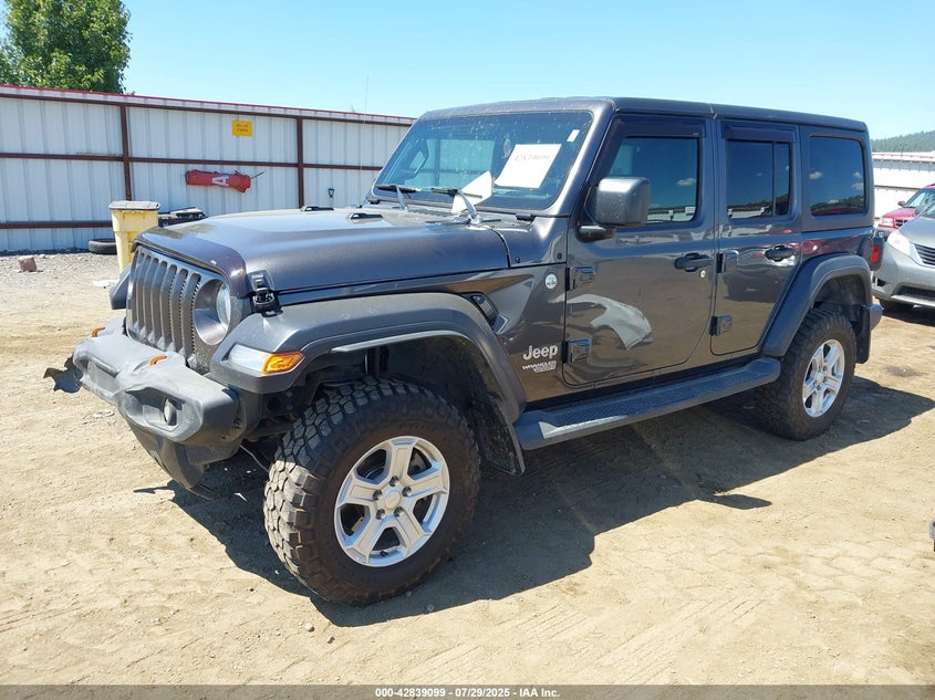 2019 JEEP WRANGLER UNLIMITED SPORT S 4X4 - 1C4HJXDG5KW562430