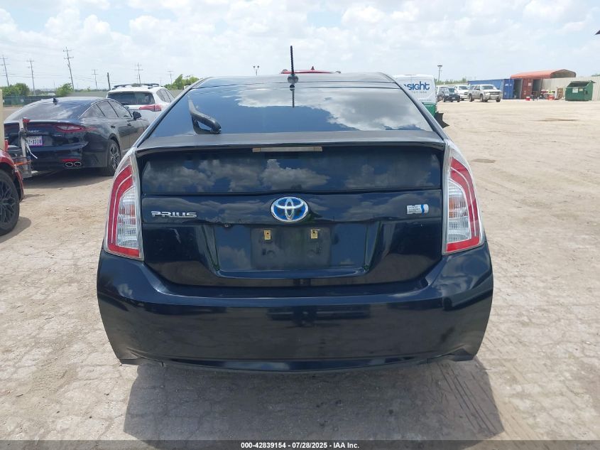 2012 Toyota Prius Four VIN: JTDKN3DU1C5383804 Lot: 42839154