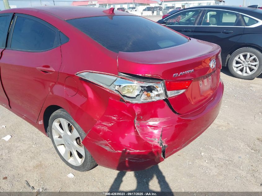 2012 Hyundai Elantra Limited (Ulsan Plant) VIN: KMHDH4AE3CU274944 Lot: 42839323