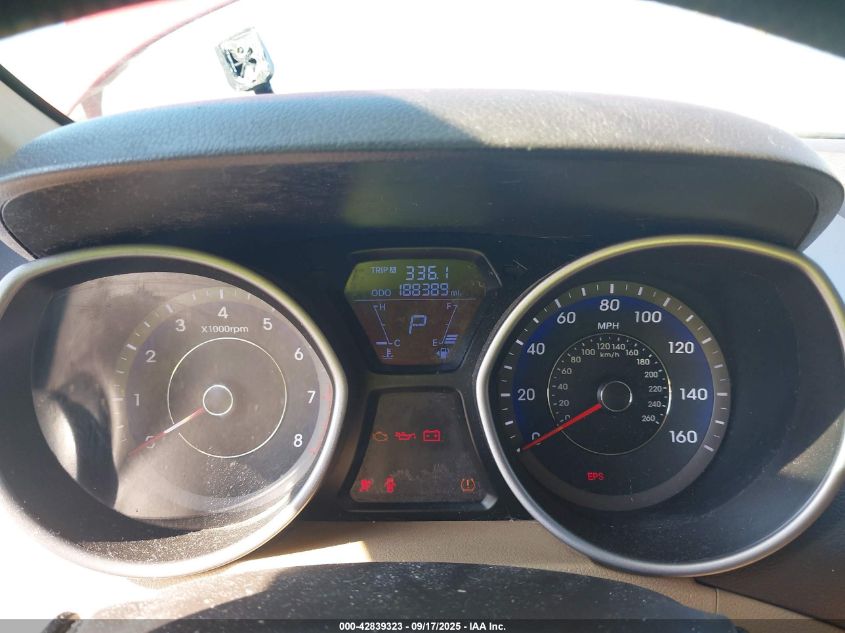 2012 Hyundai Elantra Limited (Ulsan Plant) VIN: KMHDH4AE3CU274944 Lot: 42839323