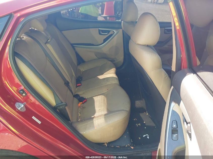 2012 Hyundai Elantra Limited (Ulsan Plant) VIN: KMHDH4AE3CU274944 Lot: 42839323