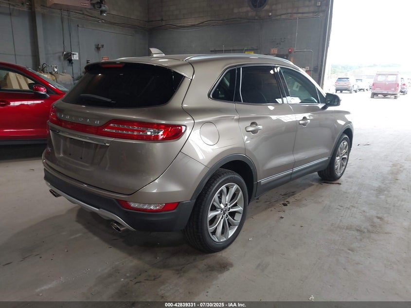 2019 Lincoln Mkc 2.0 Select Beige Lot 111042839331 Vin 5LMCJ2D96KUL45763