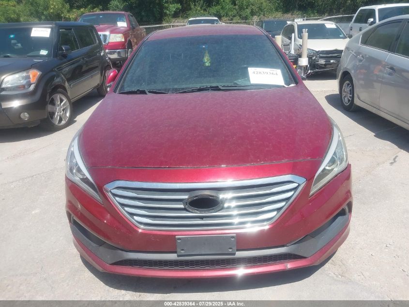 2015 Hyundai Sonata Sport 2.0T VIN: 5NPE34AB2FH092423 Lot: 42839364