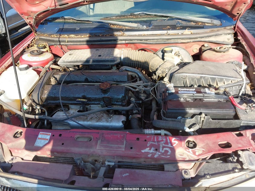 1999 Mercury Mystique Gs VIN: 1MEFM6532XK624996 Lot: 42839519