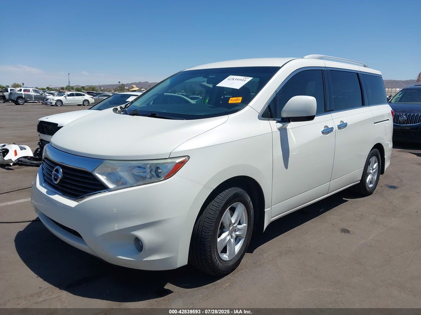 2012 Nissan Quest Sv VIN: JN8AE2KP3C9049791 Lot: 42839593