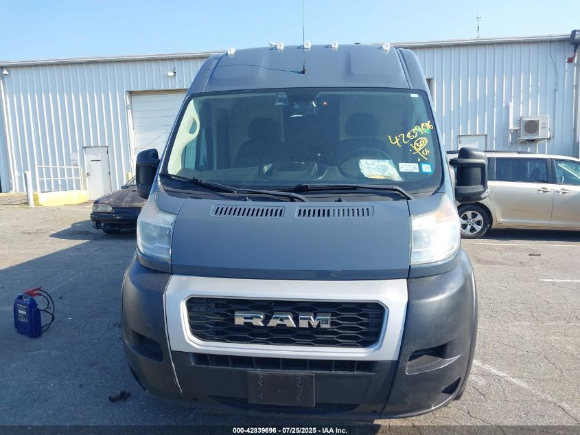 2019 Ram Promaster 3500 Cargo Van High Roof 159 Wb Ext VIN: 3C6URVJG8KE555554 Lot: 42839696