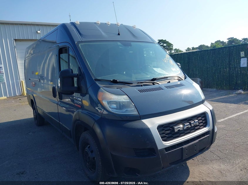 2019 Ram Promaster 3500 Cargo Van High Roof 159 Wb Ext VIN: 3C6URVJG8KE555554 Lot: 42839696