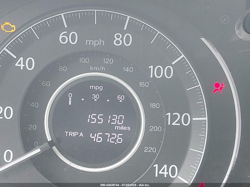 2012 Honda Cr-V Ex VIN: 5J6RM4H54CL042218 Lot: 42839744