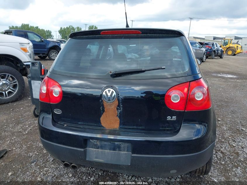 2007 Volkswagen Rabbit 4-Door VIN: WVWDR91K67W019848 Lot: 42840397
