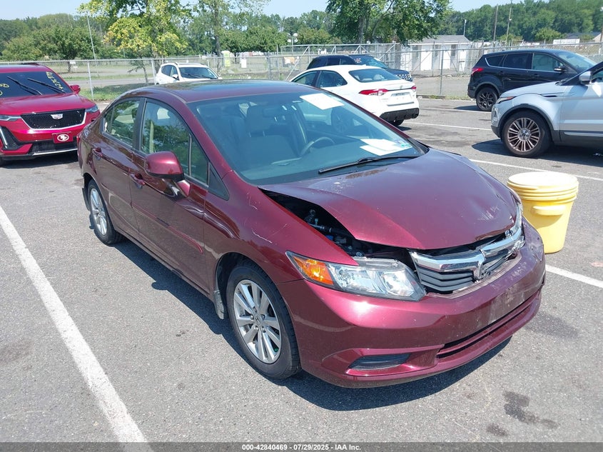 19XFB2F80CE301540 2012 Honda Civic Ex auction photo 1