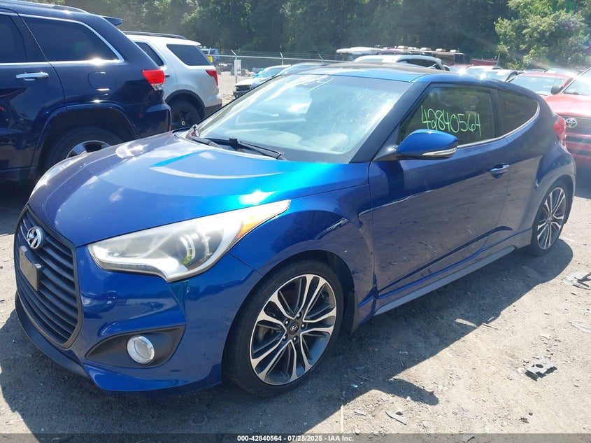 2016 HYUNDAI VELOSTER TURBO - KMHTC6AE7GU272593
