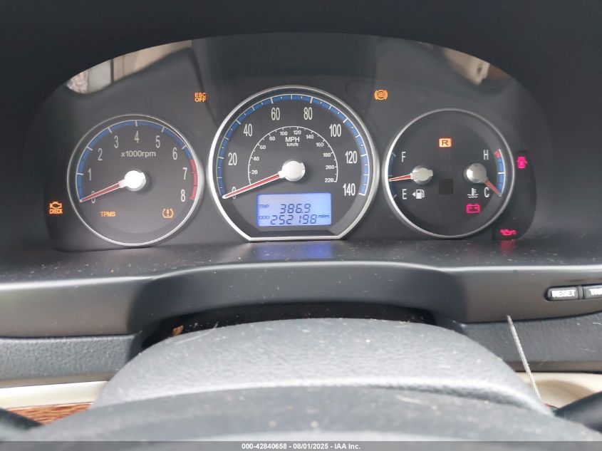 2009 Hyundai Santa Fe Gls VIN: 5NMSG73D89H302208 Lot: 42840658