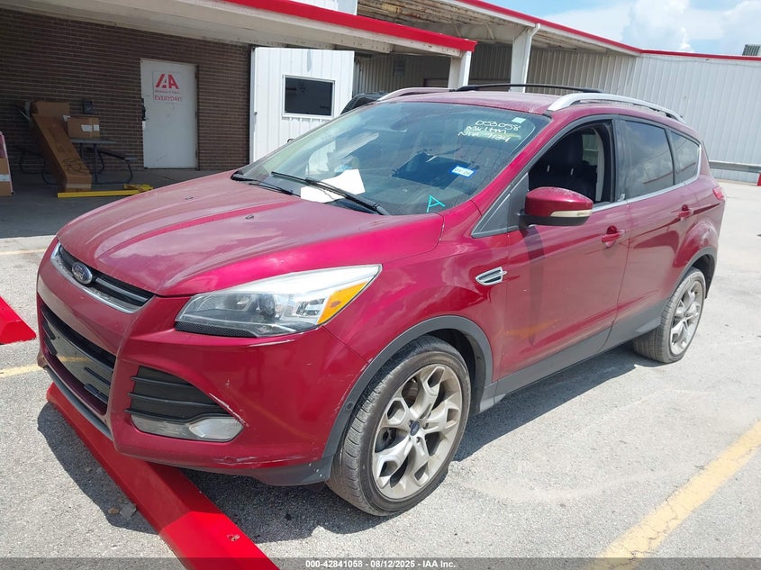 Vin: 1fmcu0j96dud53058, lot: 43334607, ford escape titanium 20132