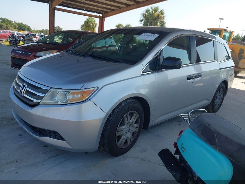 2011 Honda Odyssey Lx VIN: 5FNRL5H21B039266 Lot: 42841173